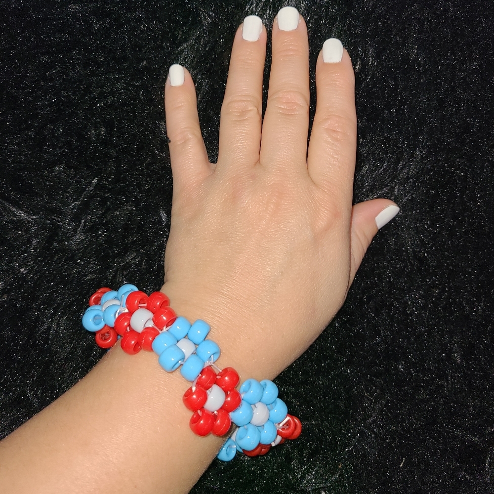 Kandi Flower Bracelet